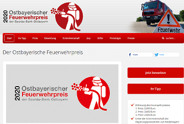 Ostbayerischer Feuerwehrpreis 2020