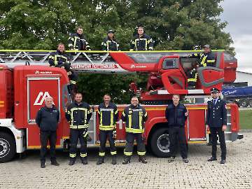 Drehleitermaschinistenausbildung Rottenburg