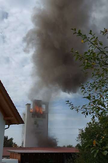 Spänesilobrand in Mariaberg