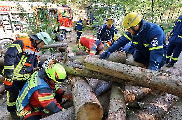 zweitägige Einsatzübung THW + Feuerwehr